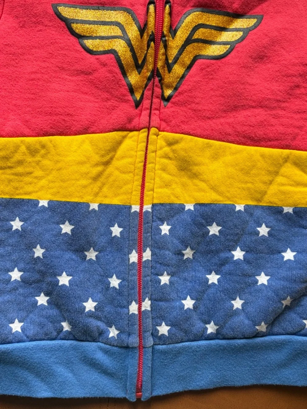 DC Comics Wonder Woman full-zip hoodie Costume Halloween dress-up toddler 5T